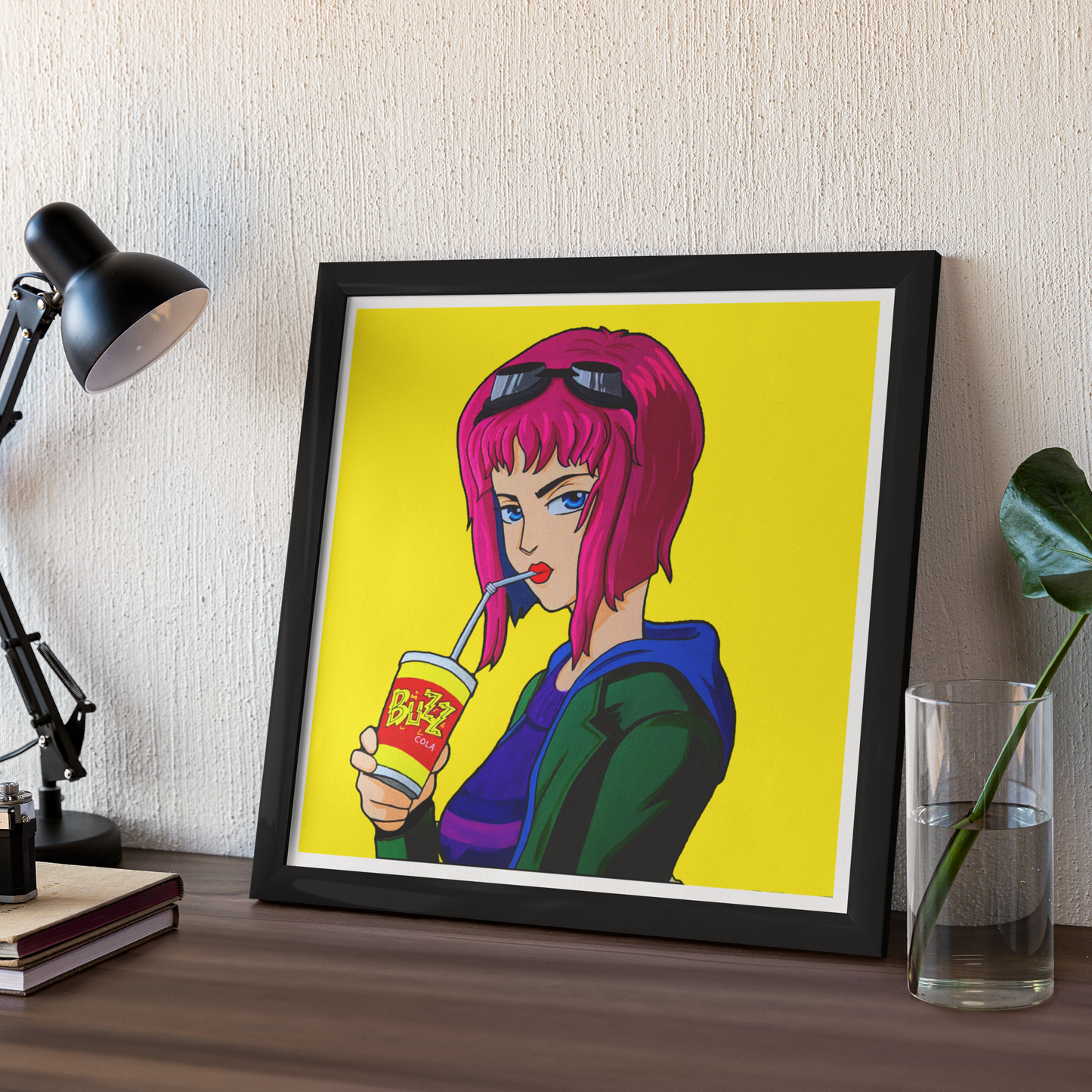 Ramona Flowers feat. Buzz Cola (unframed print)