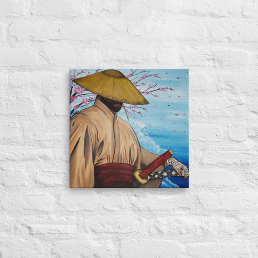 Sakura Samurai (Canvas Print)